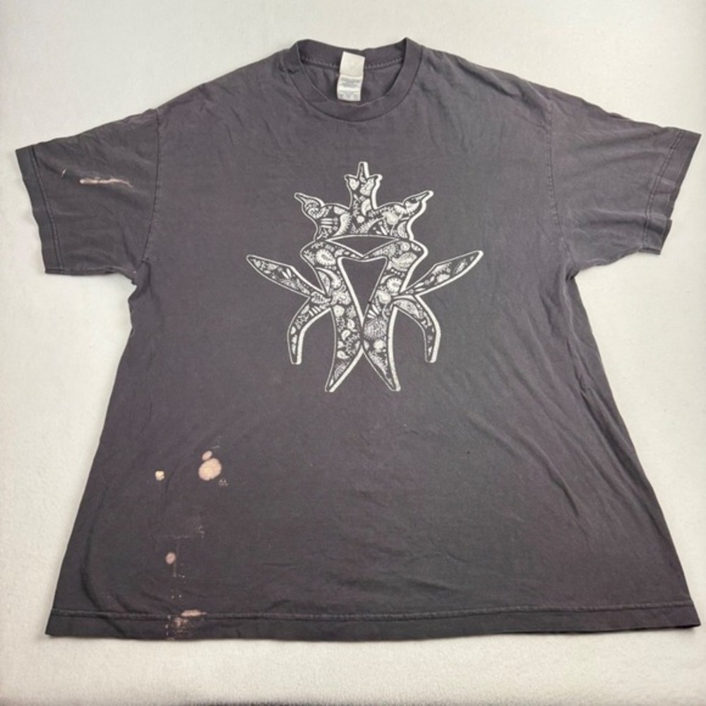 Kottonmouth Kings Band T-Shirt Mens XL Black Distressed Bleached Graphic AAA Tee